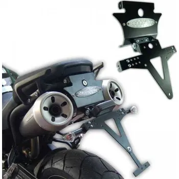 Držák SPZ HSM Držák SPZ YAMAHA MT03 06-13, nastavitelný, černý, s držákem odrazky