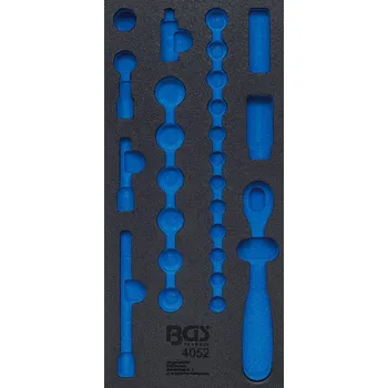 Vložka do dílenského vozíku 1/3, prázdná, pro 4052 - BGS 4052-1