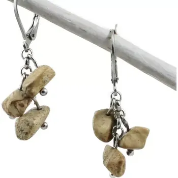 Náušnice Náušnice Jaspisky pískové