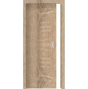 Interiérové dveře Archo Posuvné dveře do pouzdra skladem Plné hladké Dub sonoma