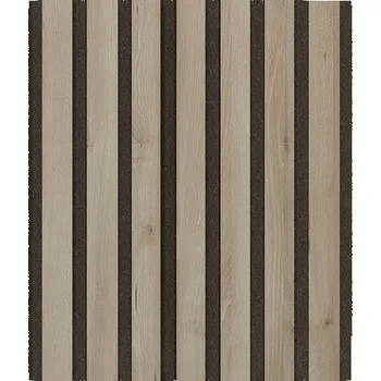 akustický panel Archo Akustický panel Design line CPL Buk přírodní na černém HDF 400 x 400 x 21 mm