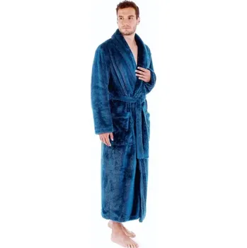 Pánský župan Pánská župan JACK extra se šálovým límcem 2120 6430 Petrolejová - Vestis petrolejová 6XL