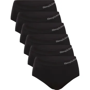 Kalhotky 6PACK dámské kalhotky Gianvaglia bezešvé černé (3008) S/L Možnost vrácení zboží ZDARMA do 120 dnů!