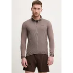 Tréninková bunda Salomon ESSENTIAL LIGHTWARM LC2644900 hnědá 98X, vel. M