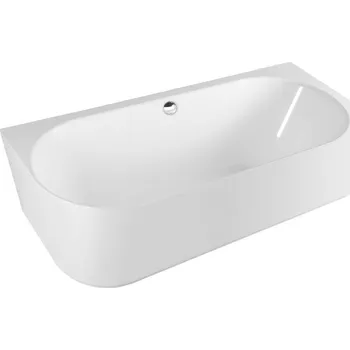 Vana Polysan Sussi R Rohová stojící vana, litý mramor 150x70x50cm, bílá, 93231R