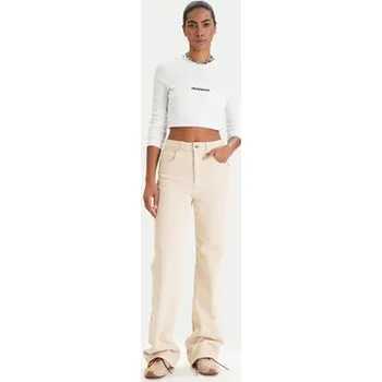 Dámské oblečení Patrizia Pepe Jeansy 8P0487/D006-W409 Béžová Regular Fit 25