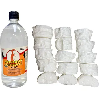 Velká sada pachových ohradníků na kuny 1000 ml. (Pachový odpuzovač na kuny - velká sada 1000 ml včetně 15 ks nosičů Pacholek)