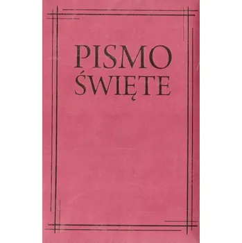 Pismo Święte w etui różowe skorowidz