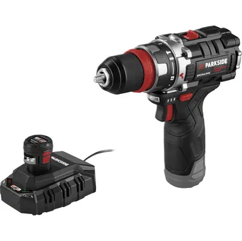 Vrtačka Parkside Performance PSBSAP 12 A1 1 x 2,5 Ah + nabíječka Plgk 12 6.0 B1