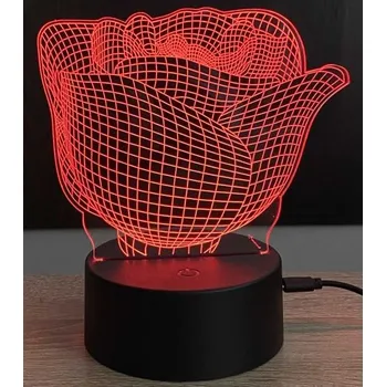 Lampička HOME OUTLET 3D stolní lampa DD-144