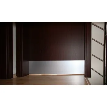 Dveřní kování VPD Okopový plech na dveře F1 přírodní elox