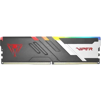 Počítač Patriot Viper Venom RGB 32GB DDR5 6000MT/s Operační paměť, DDR5, 32GB, 6000MT/s, CL30, RGB LED podsvícení, s chladičem, černo-šedá PVVR532G60C30