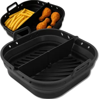 Příslušenství pro fritézu Camerazar Silikonová vložka do fritézy, opakovaně použitelná černá forma na pečení