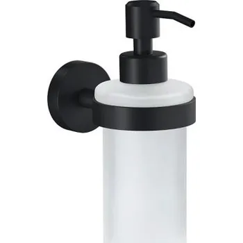 Tesa MOON BLACK dávkovač tekutého mýdla 200 ml, sklo, černá