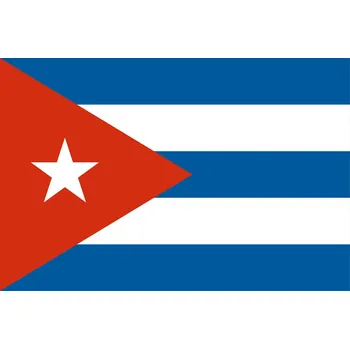 Vlajka Kuba vlajka - 30 x 45 cm - tunel, karabina