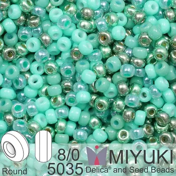 Dětské navlékací korálky Korálky Miyuki Round 8/0. Barva 5035 Mix Spring Blossom. Balení 5g
