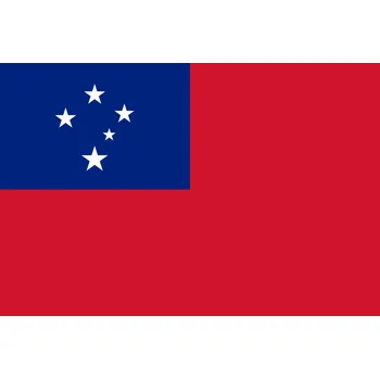 Vlajka Samoa vlajka - 30 x 45 cm - tunel, karabina