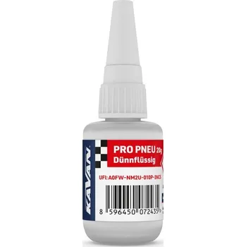 Průmyslové lepidlo KAVAN PRO PNEU řídké vteřinové lepidlo 20g KAV56.9941.DE