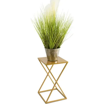Stojan na květiny STOJAN NA KVĚTINÁČ LOFT5 40X24X24 CM ZLATÁ