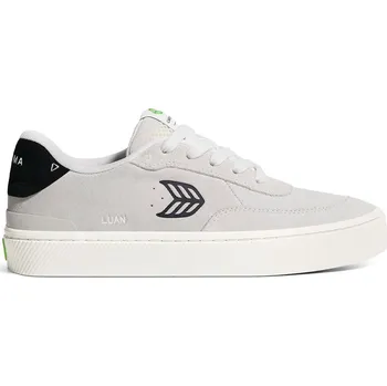 Dámské tenisky Dámské volnočasové boty Cariuma LUAN PRO Smoke White Suede Black Logo Sneaker