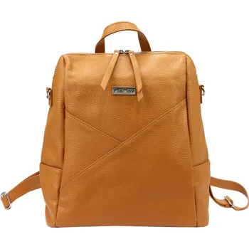 Městský batoh Dámský kožený batoh MiaMore hnědý (KZ2248094) 12l