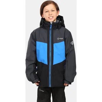 Cyklistické oblečení Chlapecká lyžařská bunda Kilpi Ateni-J modrá/šedá 152