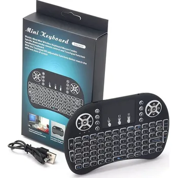 Bezdrátová mini klávesnice pro smart TV s touchpadem