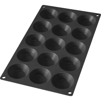 Forma na pečení Forma na tartaletky 30 x 17 cm, černá, silikon, Lékué - doprava zdarma od 2999 Kč