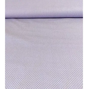 Bavlněná látka puntíky fialkové 2mm plátno 150cm | RTex