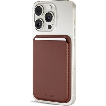 Peněženka Magnetická peněženka Epico Mag+ Wallet - hnědá