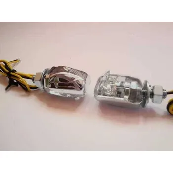 Osvětlení SPZ HSM LED osvětlení SPZ Nano, chromové, čiré sklo, 12V/1,4W homologované