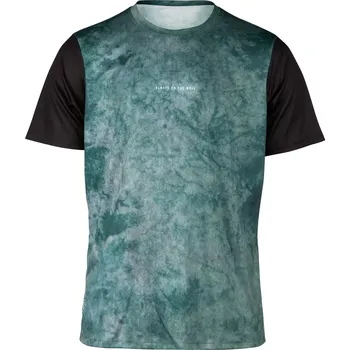 cyklistický dres dres FORCE MTB MOVE krátký rukáv, tm. zelený 3XL