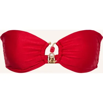 Podprsenka Seafolly Dámský Bandeau Horní Díl Bikin Palermo, červená, 36