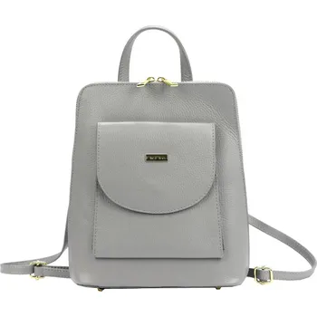 Městský batoh Dámský kožený batoh MiaMore šedý KZ2243226 6l