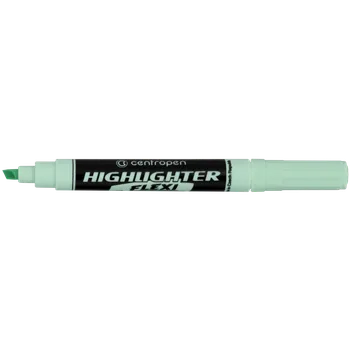 Zvýrazňovač centropen Zvýrazňovač Centropen 8542 flexi soft zelený 476532
