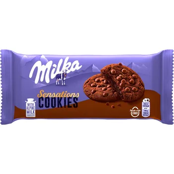 Cukrovinka Milka Cookie All Choco 156g (Kartonové balení : 12 ks)