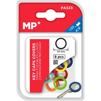 Skříňka na klíč MP rozlišovač klíčů kroužek 8ks PA533 blistr 547488