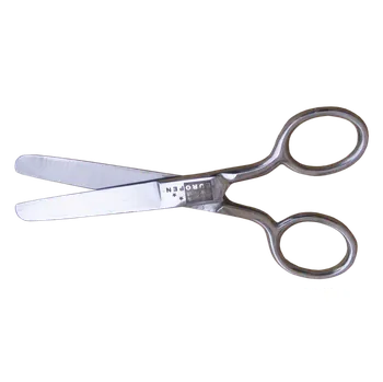 Kancelářské nůžky nůžky Europen nerez 4,5" - 12cm - kul.špička blistr Europen