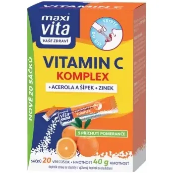 Zdraví VITAR Maxi Vita Vit C komplex, box, 20 sáčků pom