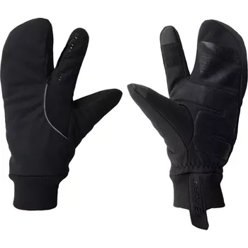 Cyklistické rukavice FORCE rukavice zimní F HOT RAK 3 PRO, černé L