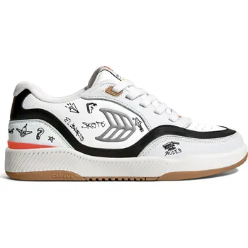 Pánské tenisky Pánské volnočasové boty Cariuma Simpsons UBA White Leather Bart Skateboard Sneaker