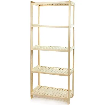 Dílenský regál Regál dřevěný borovice PN 5 - 173x50x43 cm