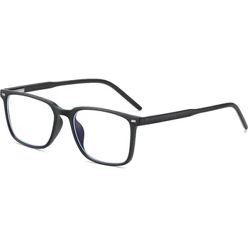 Brýlová obroučka Klasické brýle proti modrému světlu - Černé, lesklé