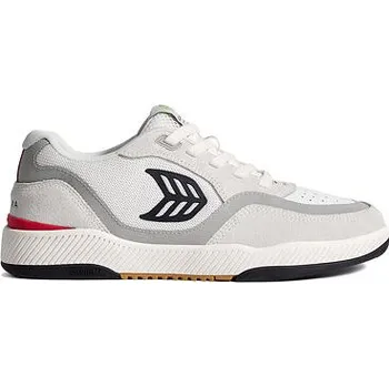 Dámské tenisky Dámské volnočasové boty Cariuma UBA PRO Smoke White Suede Off-White Mesh Black Logo Red Sneaker