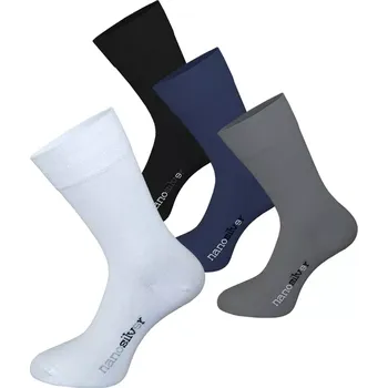 Pánské ponožky PONOŽKY SPOLEČENSKÉ M 39/43 ČERNÉ UNI