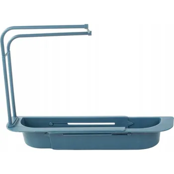 Odkapávač na nádobí Kuchyňský organizér do dřezu – rozkládací odkapávací polička