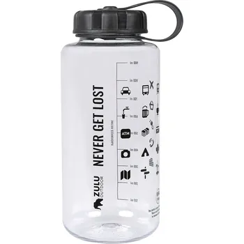 Láhev Láhev Zulu Travel Tritan Wide 1L Barva: průhledná