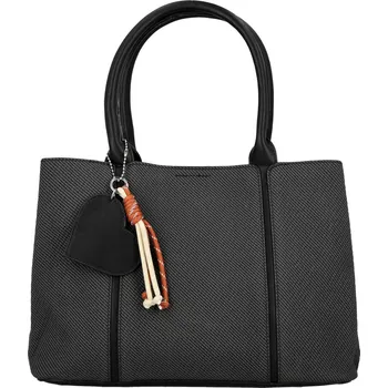 Kabelka Módní dámská koženková kabelka do ruky Beatis, černá