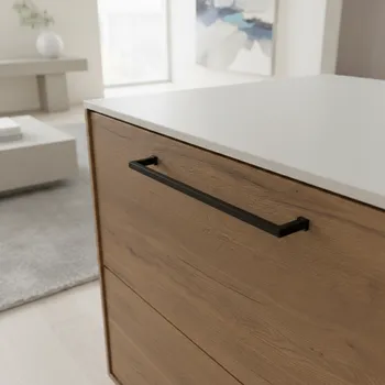 Nábytkové kování Interex design Úchytka MIRIA / Černá matná 128 mm