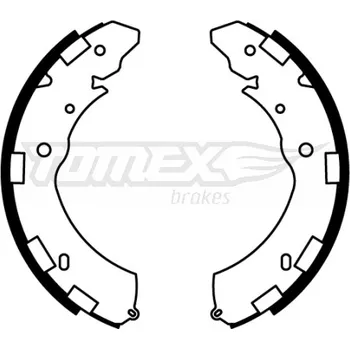 Brzdová čelist Sada brzdových čelistí, TX 22-37